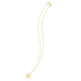 14k Yellow Gold Papillon Butterfly Necklace thumbnail 3