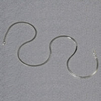 Sterling Silver Rhodium Plated Herringbone Chain (3.30 mm)