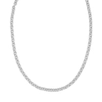Sterling Silver Rhodium Plated Rolo Chain (5.70 mm)