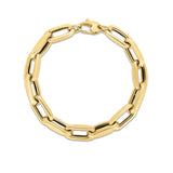 14k Yellow Gold French Cable Link Bracelet  (9.00 mm) thumbnail 2