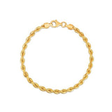 Silk Rope Chain Bracelet in 14k Yellow Gold  (3.70 mm) thumbnail 1
