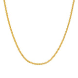 14k Yellow Gold Bead Chain (3mm) thumbnail 1