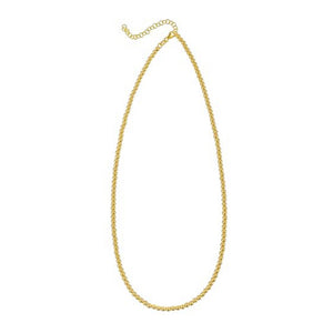 14k Yellow Gold Bead Chain (3mm)