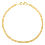 Mini Cube Bracelet in 14K Yellow Gold (2.60 mm) thumbnail 2