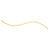 Mini Cube Bracelet in 14K Yellow Gold (2.60 mm) thumbnail 3