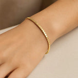 Mini Cube Bracelet in 14K Yellow Gold (2.60 mm) thumbnail 4