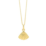 Sea Shell Necklace in 10K Yellow Gold thumbnail 7
