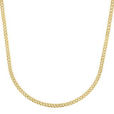 14k Yellow Gold Light Gourmette Chain (3.60 mm) thumbnail 2