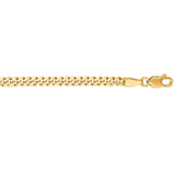 14k Yellow Gold Light Gourmette Chain (3.60 mm) thumbnail 4