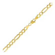 Load image into Gallery viewer, 10k Yellow Gold Lite Figaro Bracelet (5.60 mm)