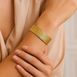 Glacier Bracelet in 14K Yellow Gold (17.90 mm) thumbnail 6