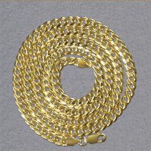 10k Yellow Gold Miami Cuban Semi Solid Chain (4.50 mm)
