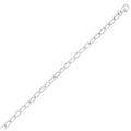 925 sterling silver squared paperclip chain with 10.20 mm links