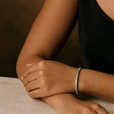 14K White Gold Mini Diamante Bracelet (4.00 mm) thumbnail 4