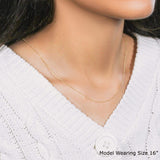 10k Yellow Gold Diamond Cut Cable Link Chain (0.87 mm) thumbnail 9