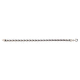 Sterling Silver Gunmetal Finish Franco Link Chain (4.60 mm) thumbnail 4