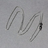 18k White Gold Diamond Cut Cable Link Chain (0.80 mm) thumbnail 5