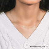 18k White Gold Diamond Cut Cable Link Chain (0.80 mm) thumbnail 9