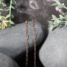 Load image into Gallery viewer, 14K Rose Gold Delicate Paperclip Chain (2.10 mm)