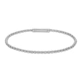 14K White Gold Fancy Ice Chain Bracelet (2.70 mm) thumbnail 1