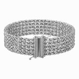 Medium Red Carpet Bracelet in 14K White Gold (14.10 mm) thumbnail 3