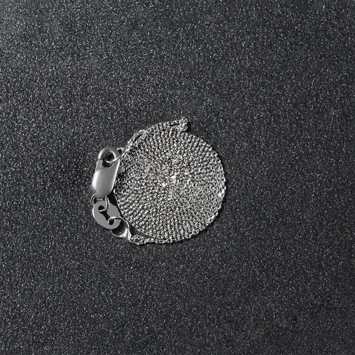 14k White Gold Cable Link Chain (0.50 mm)