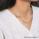 10k Yellow Gold Classic Box Chain (1.40 mm) thumbnail 10