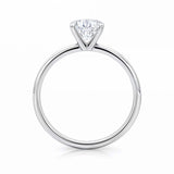 2 Carat Radiant Lab Grown IGI G/VS1 Diamond Solitaire Ring in 10K White Gold thumbnail 4