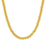 14k Yellow Gold Bead Chain (8mm) thumbnail 1