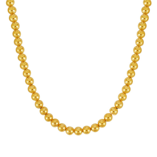 14k Yellow Gold Bead Chain (8mm)