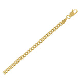 14k Yellow Gold Light Gourmette Chain (2.80 mm) thumbnail 1