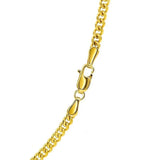 14k Yellow Gold Light Gourmette Chain (2.80 mm) thumbnail 5