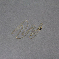 14k Yellow Gold Diamond Cut Cable Link Chain (0.68 mm)