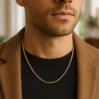 14k Yellow Gold Solid Round Box Chain 1.6 mm