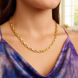14k Yellow Gold French Cable Link Chain (4.80 mm) thumbnail 5