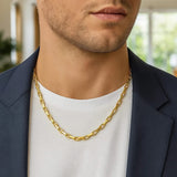 14k Yellow Gold French Cable Link Chain (4.80 mm) thumbnail 6