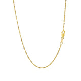 10k Yellow Gold Singapore Chain (1.50 mm) thumbnail 3