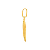Religious Pendant with Our Lady of Guadalupe in 14K Yellow Gold thumbnail 2