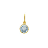14K Yellow Gold Initial Z Charm Pendant thumbnail 1