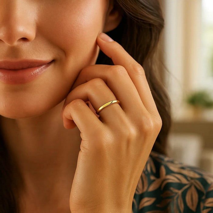 14k Yellow Gold Comfort Fit Wedding Band(3.00 mm)
