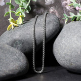 14k White Gold Solid Round Box Chain (2.5 mm) thumbnail 4