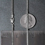 14k White Gold Solid Round Box Chain (2.5 mm) thumbnail 7