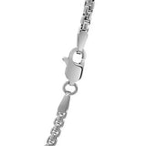 14k White Gold Solid Round Box Chain (2.5 mm) thumbnail 9