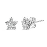 10K Gold 1/2 Cttw Lab Grown Diamond Star Stud Earrings-3 thumbnail 4