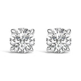 14K Gold 1/2 Cttw Lab Grown Diamond Solitaire Stud Earrings-1 thumbnail 2