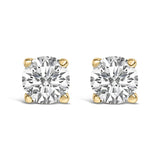 14K Gold 1/2 Cttw Lab Grown Diamond Solitaire Stud Earrings-0 thumbnail 1