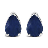 14K Gold 6x4MM Pear Shaped Gemstone Solitaire Stud Earrings-5 thumbnail 6