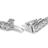 IGI Certified 14K White Gold 11.0 Cttw Lab Grown Diamond Tennis Bracelet-3 thumbnail 4