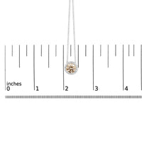 14K White Gold 2 3/8 Cttw Lab Grown Pink Diamond Solitaire with Halo Pendant Necklace - 17