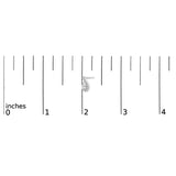 14K White Gold 5/8 Cttw Lab Grown Diamond Tear Drop Halo Stud Earring-4 thumbnail 5